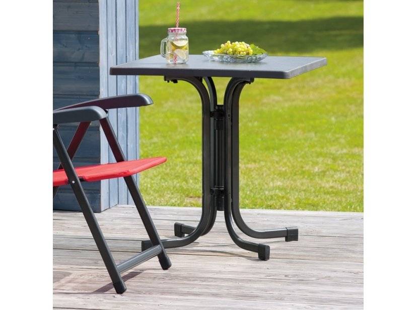PIZARRA zahradní stůl kovový 70x70cm