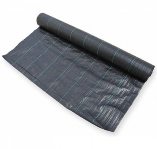 Tkaná mulčovacia textília - rolka 1,65m x 50m, 130g/m2, čierna