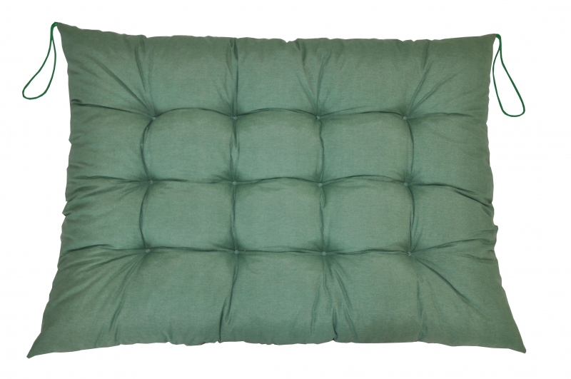 Paletový sedák / zahradní matrace tmavě zelený melír