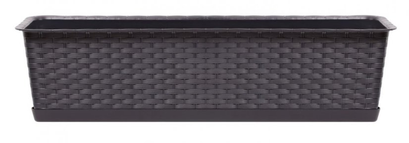 Truhlík s miskou RATOLLA CASE umbra 78,3cm