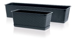 Truhlík s miskou RATOLLA CASE antracit 78,3cm
