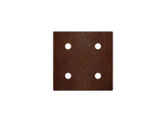 Corgarden Zahradní obrubníky MODO SPOJKA ROVNÁ 1026 6 x 6 cm Corten