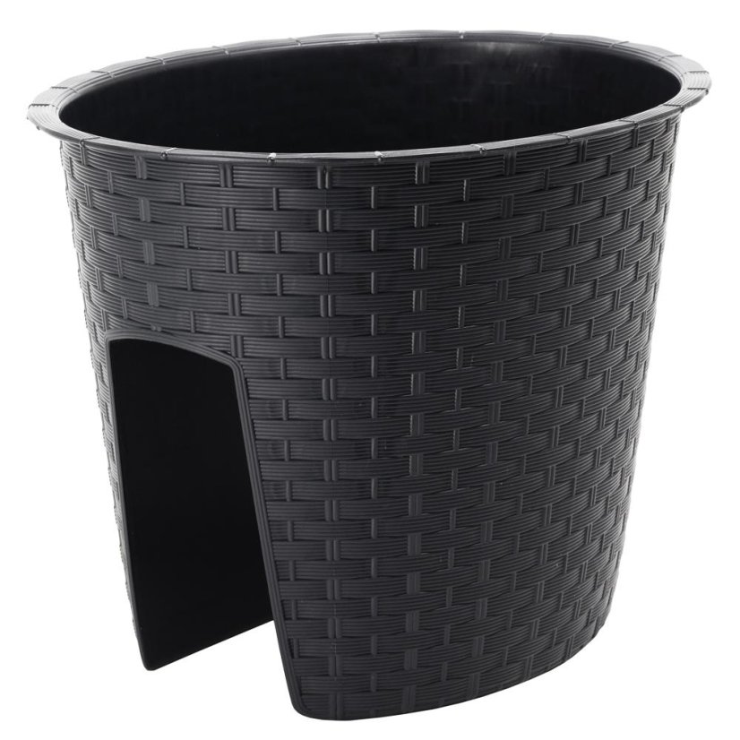 Prosperplast květináč na zábradlí Ratolla Oval 30 cm