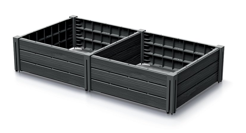 Vyvýšený záhon BASE PLANT 61,8 cm - barva: naturo ECO