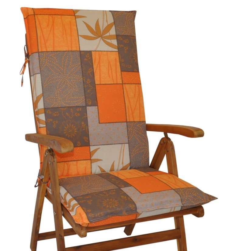 Polstr na teakové zahradní křeslo UNI vysoké