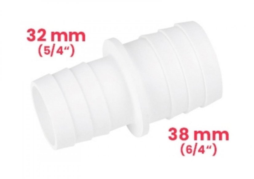 Spojka hadicová redukovaná (32mm/38mm)