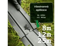 Plastový zahradní obrubník SPUR - 25 m