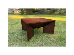 Corgarden Zahradní ohniště FOCUS 1016 50 x 50 x 30 cm Corten