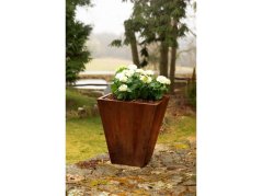 Corgarden Zahradní květináč CONO 1004 70 x 70 x 80 cm Corten