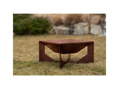 Corgarden Zahradní ohniště VENTO 1014 50 x 50 x 30 cm Corten