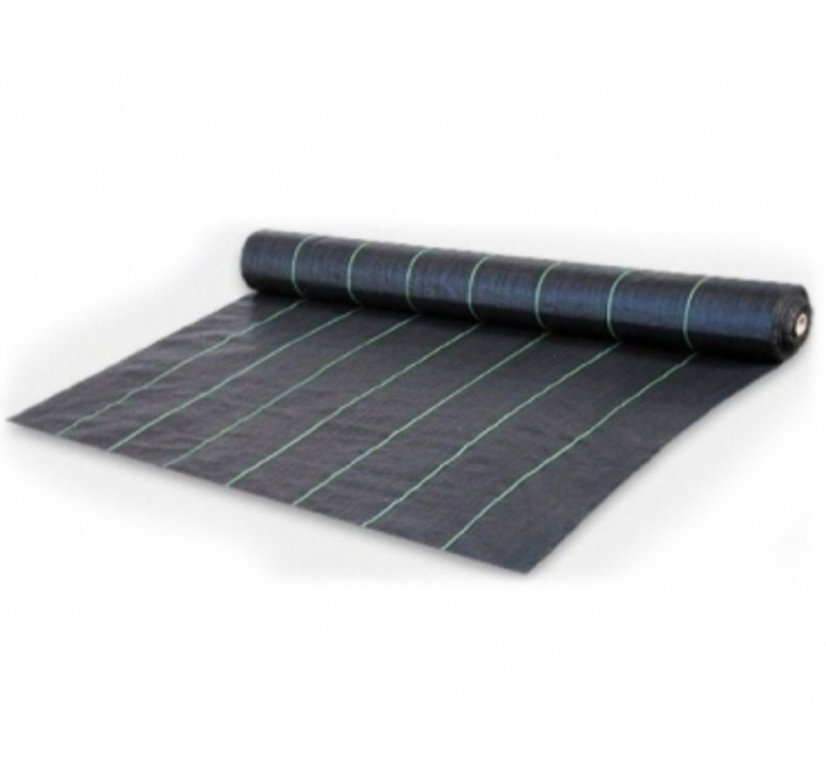Tkaná mulčovacia textília - rolka 1,65m x 100m, 90g/m2, čierna