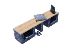 Flexi Element lavička s úložným priestorom