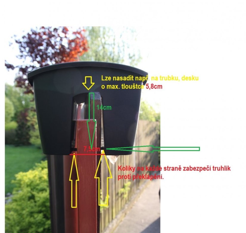 Prosperplast kvetináč balkónový Ratolla 40 cm