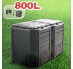 Prosperplast Compogreen 800 l černý