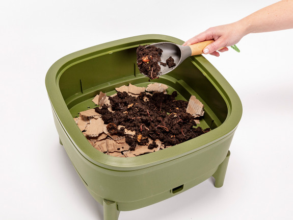Plastia vermikompostér ECO - šedý recyklát