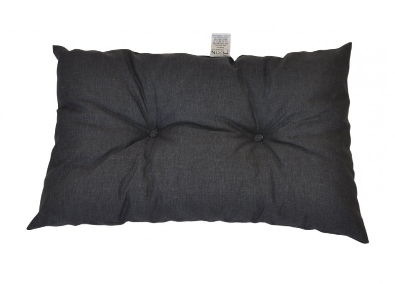 Sedák obdélník tmavě šedý melír