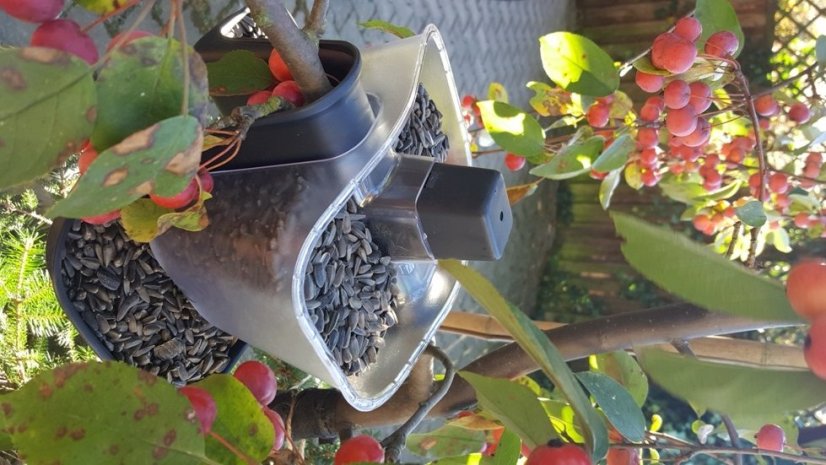 Prosperplast BIRDYFEED DOUBLE IBFD-S405U šedý kámen 28cm