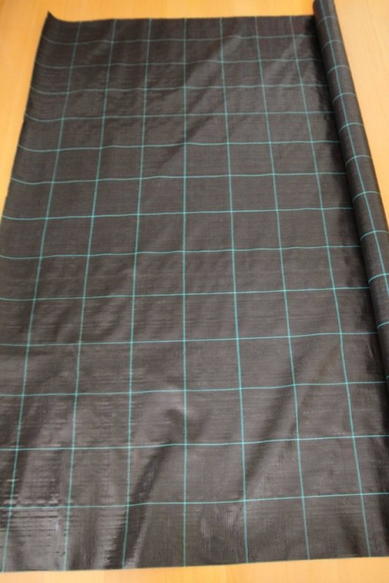 Tkaná mulčovacia textília - rolka 1,05m x 100m, 130g/m2, čierna