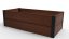 vyvýšený záhon MAPLE TROUGH - hnědý