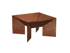 Corgarden Zahradní ohniště FOCUS 1016 50 x 50 x 30 cm Corten