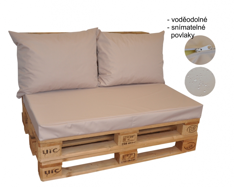 Polstry na paletový nábytek voděodolné