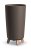 Květináč GRACIA TUBUS SLIM ECO WOOD kávový 23,9cm