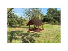 Corgarden Ptačí krmítko NIDO 1039 30 x 25 x 23 cm Corten