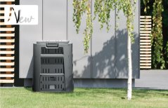 Kompostér COMPOGREEN čierny 220l