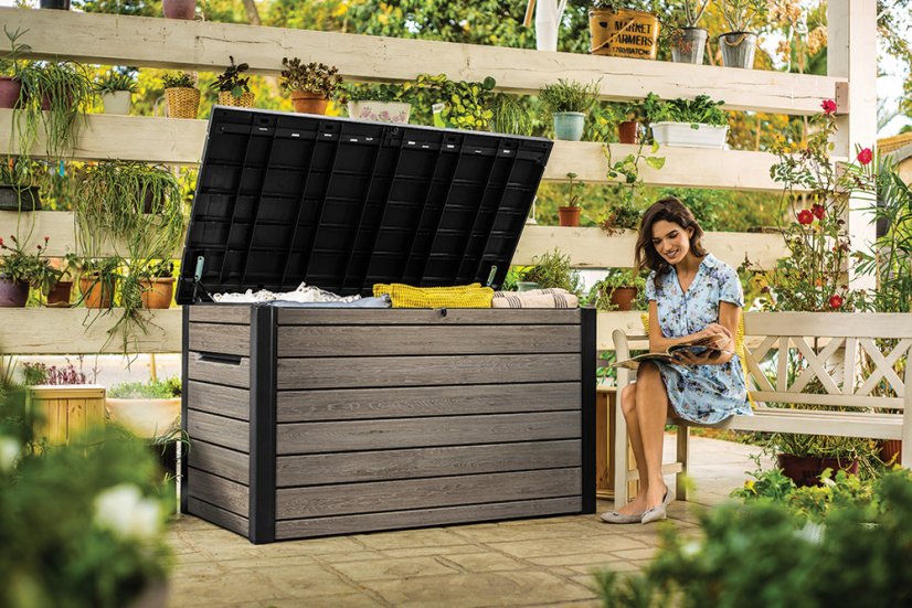 SIGNATURE HORIZONTAL úložný box - Barva: ASHWOOD, Objem: 630 L