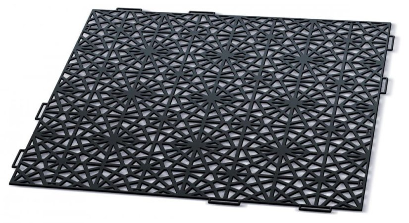 Dlaždice záhradné MOSAIC čierna 39,7x39,7cm