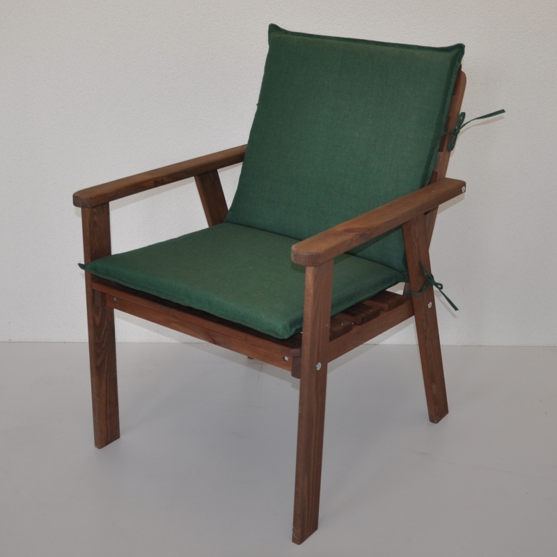 Polstr na zahradní křeslo UNI s nízkým opěradlem