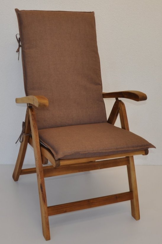 Polstr na teakové zahradní křeslo UNI vysoké