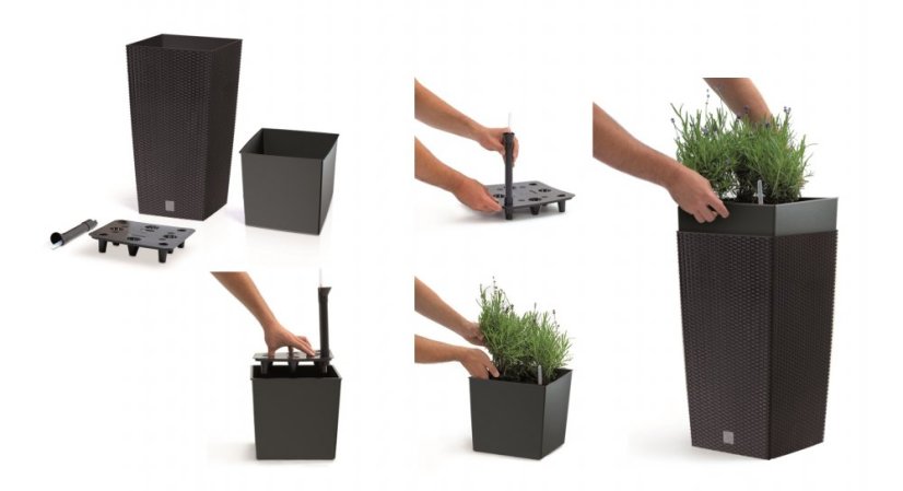 Prosperplast květináč Rato Square 30 cm