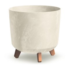 Kvetináč GRACIA TUBUS BETON EFFECT 29,8 cm pieskový