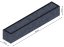 Flexi Element vyvýšený záhon - obdĺžnik - Šírka: 75 cm, Dĺžka: 450 cm, Výška: 75 cm