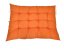 Paletový sedák / zahradní matrace oranžový melír