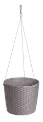 Květináč závěsný bez vkladu RATO ROUND WS mocca 25,6cm