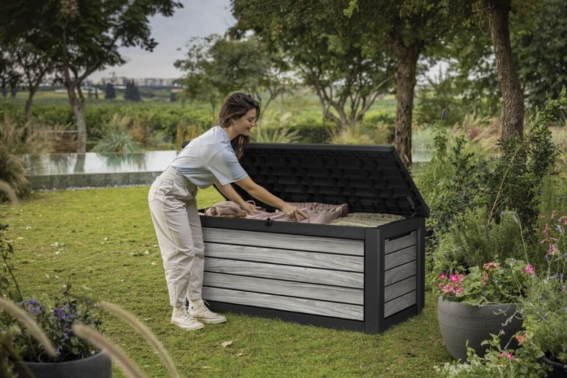 SIGNATURE HORIZONTAL úložný box - Barva: ASHWOOD, Objem: 630 L