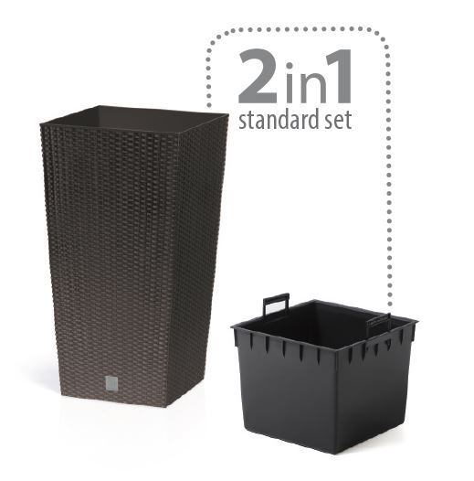 Prosperplast květináč Rato Square 26,5 cm