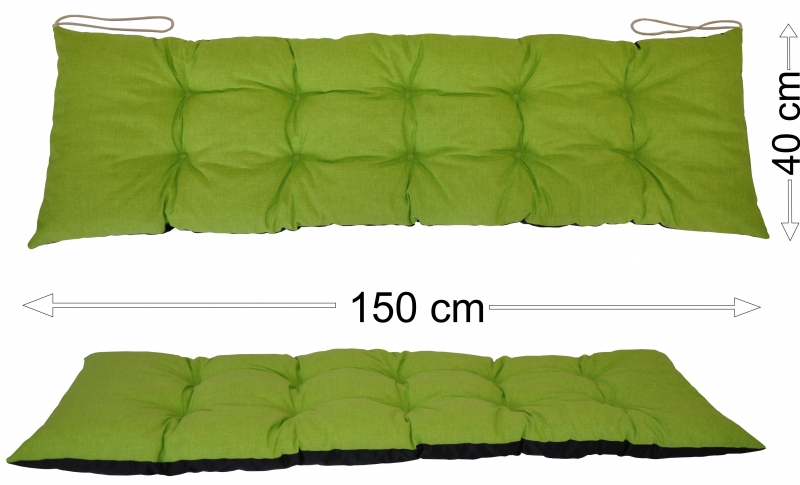 Podsedák 150x40 - Barva polstru: Tmavě šedý melír