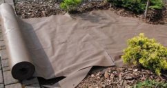 Mulčovací netkaná textilie role 1,6m x 50m, 50g/m2, HNĚDÁ