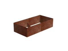 Corgarden Vyvýšený záhon VIVO 1012 74 x 148 x 36 cm Corten
