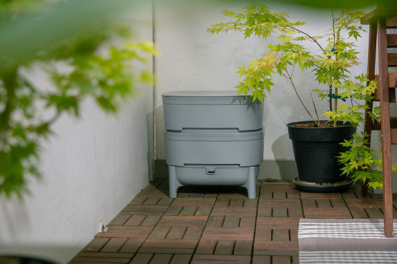 Plastia vermikompostér ECO - šedý recyklát