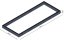 Flexi Element vyvýšený záhon - obdĺžnik - Šírka: 200 cm, Dĺžka: 500 cm, Výška: 27 cm