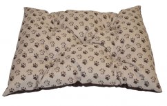 Podložka pro psa voděodolná 60x45 tlapka béžová