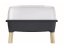 Prosperplast Respana Planter Wood High sadbovač s vekom 78cm, šedý kameň