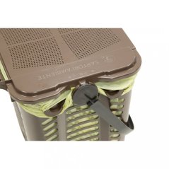 Sartori Ambiente, Interiérový koš Stelo 10 EVO na bioodpad - Hnědý, 10L