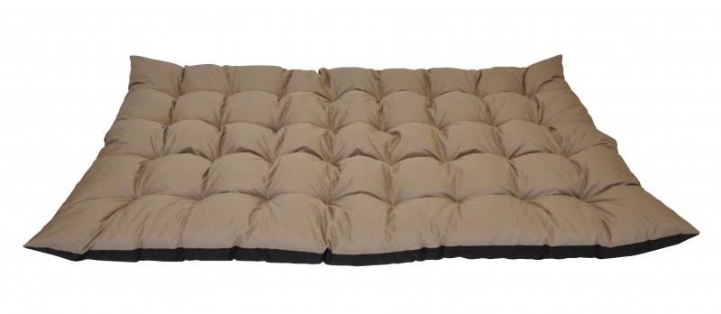 Matrace zahradní MAXI 180x115 cm - tm. béžová voděodolná