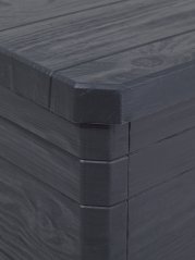 WOODYS zahradní plastový úložný box 90 L - grafit