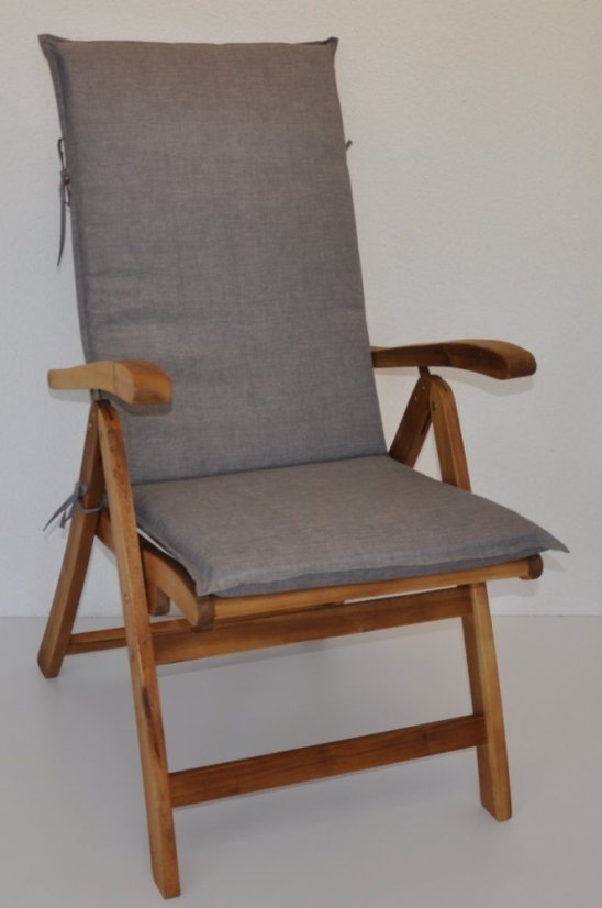 Polstr na teakové zahradní křeslo UNI vysoké